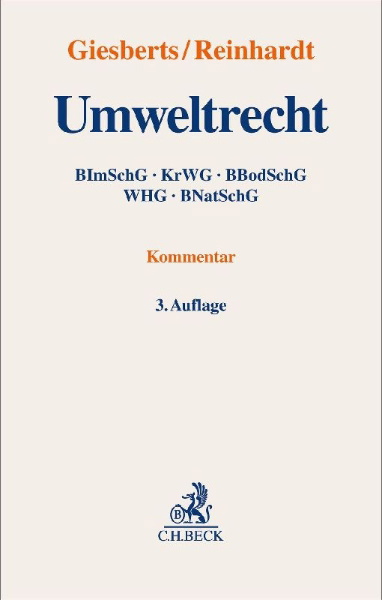 Buchcover und Innenansicht für das Buch: Umweltrecht