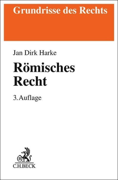 Buchcover und Innenansicht für das Buch: Römisches Recht