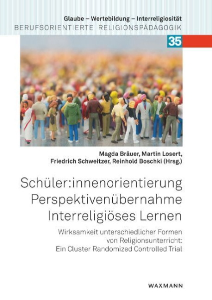 Buchcover und Innenansicht für das Buch: Schüler:innenorientierung - Perspektivenübernahme - Interreligiöses Lernen