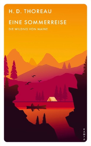 Buchcover und Innenansicht für das Buch: Canoeing in the Wilderness. The Allegash and East Branch