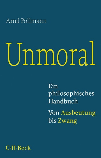 Buchcover und Innenansicht für das Buch: Unmoral
