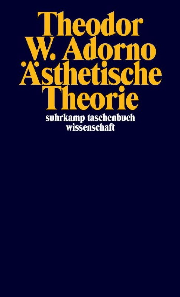Buchcover und Innenansicht für das Buch: Ästhetische Theorie