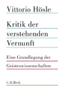 Buchcover und Innenansicht für das Buch: Kritik der verstehenden Vernunft