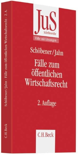 Buchcover und Innenansicht für das Buch: Fälle zum Öffentlichen Wirtschaftsrecht