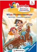 Buchcover und Innenansicht für das Buch: Leserabe mit Mildenberger Silbenmethode - Wilde Piratenabenteuer