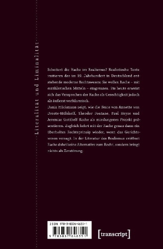 Buchcover und Innenansicht für das Buch: Rache im Realismus