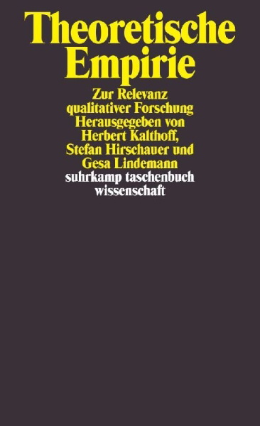 Buchcover und Innenansicht für das Buch: Theoretische Empirie