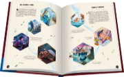 Buchcover und Innenansicht für das Buch: Disney Lorcana Trading Card Game - Der offizielle Collector's Guide: Sets 5-8 - Buch zum Spiel