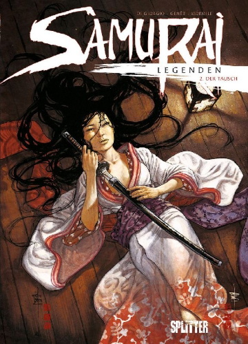 Buchcover und Innenansicht für das Buch: Samurai Légendes