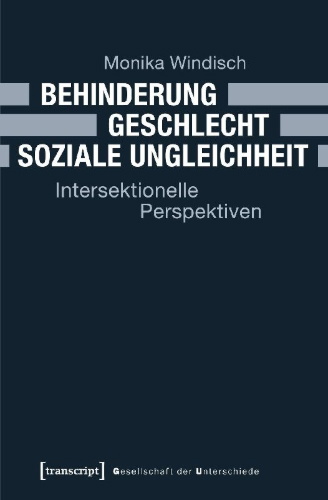 Buchcover und Innenansicht für das Buch: Behinderung - Geschlecht - Soziale Ungleichheit