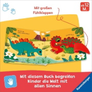 Buchcover und Innenansicht für das Buch: Wo bist du, kleiner Dino?