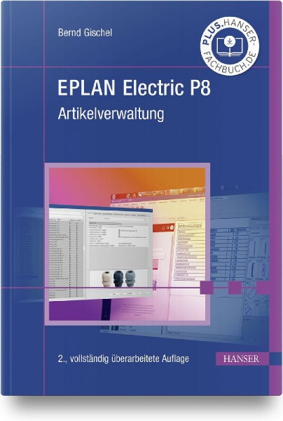 Buchcover und Innenansicht für das Buch: EPLAN Electric P8 Artikelverwaltung