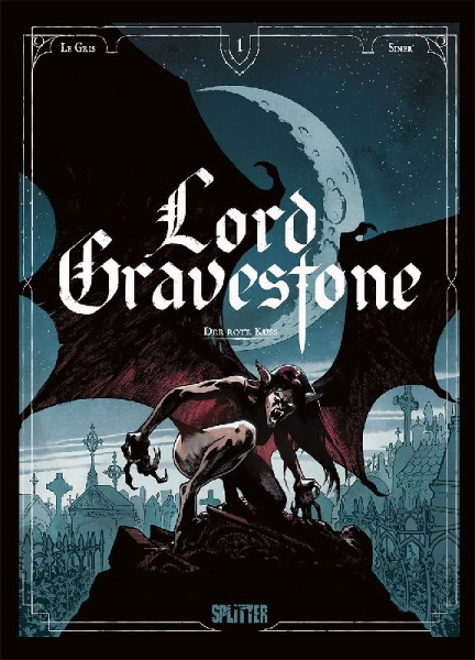 Buchcover und Innenansicht für das Buch: Lord Gravestone. Band 1