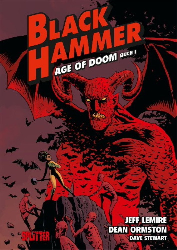 Buchcover und Innenansicht für das Buch: Black Hammer