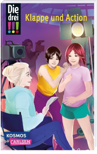 Buchcover und Innenansicht für das Buch: Die drei !!!: Klappe und Action