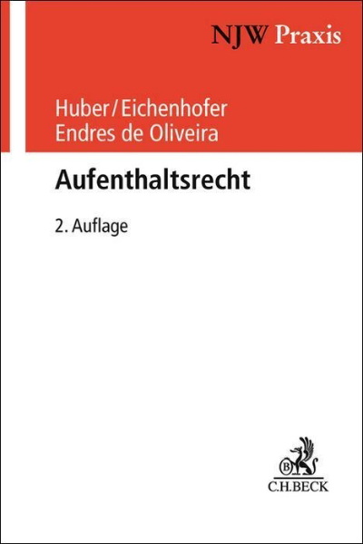 Buchcover und Innenansicht für das Buch: Aufenthaltsrecht