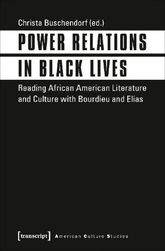 Buchcover und Innenansicht für das Buch: Power Relations in Black Lives