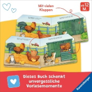Buchcover und Innenansicht für das Buch: Unterwegs auf dem Bauernhof