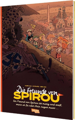 Buchcover und Innenansicht für das Buch: LES AMIS DE SPIROU 2 - UN AMI DE SPIROU A DU CRAN, IL SAIT DIRE OUI OU NON ...