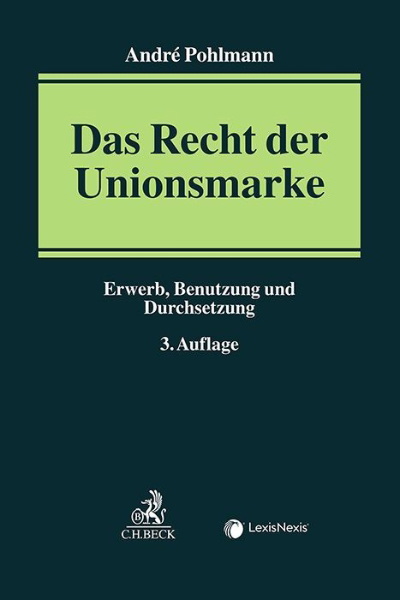 Buchcover und Innenansicht für das Buch: Das Recht der Unionsmarke