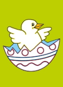 Buchcover und Innenansicht für das Buch: Allererstes Malen: Ostern
