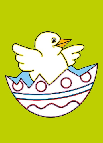 Buchcover und Innenansicht für das Buch: Allererstes Malen: Ostern
