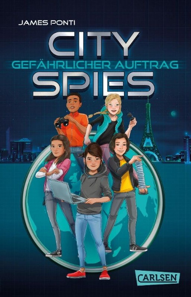 Buchcover und Innenansicht für das Buch: City Spies