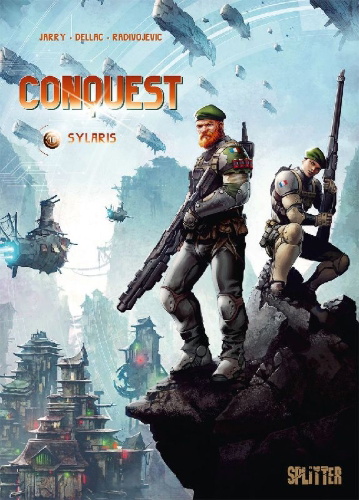 Buchcover und Innenansicht für das Buch: Conquest. Band 10