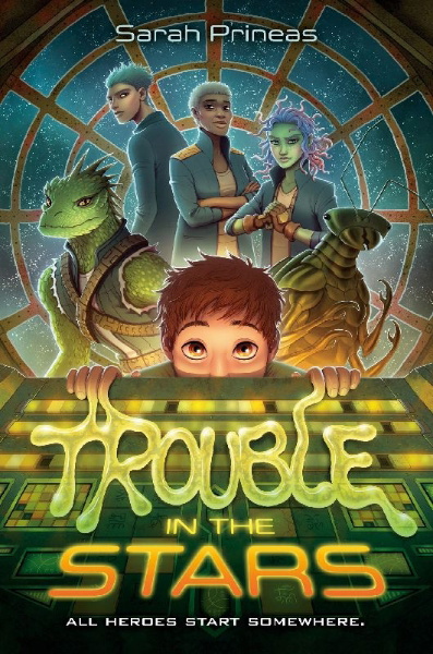 Buchcover und Innenansicht für das Buch: Trouble in the Stars