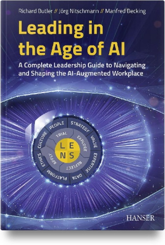 Buchcover und Innenansicht für das Buch: Leading in the Age of AI