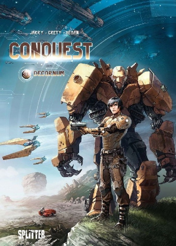Buchcover und Innenansicht für das Buch: Conquest. Band 3