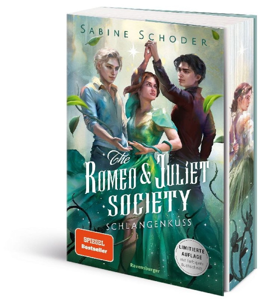 Buchcover und Innenansicht für das Buch: The Romeo & Juliet Society, Band 2 - Schlangenkuss