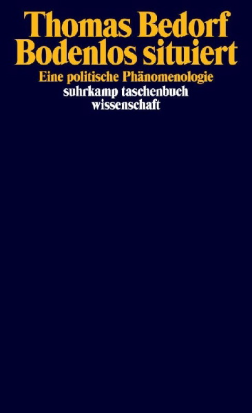Buchcover und Innenansicht für das Buch: Bodenlos situiert