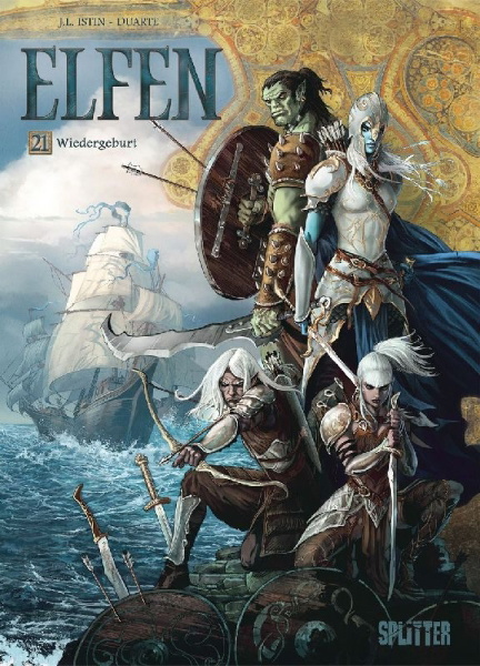 Buchcover und Innenansicht für das Buch: Elfen. Band 21