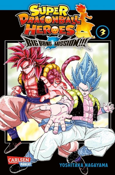 Buchcover und Innenansicht für das Buch: Super Dragon Ball Heroes Big Bang Mission!!!