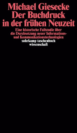 Buchcover und Innenansicht für das Buch: Der Buchdruck in der frühen Neuzeit