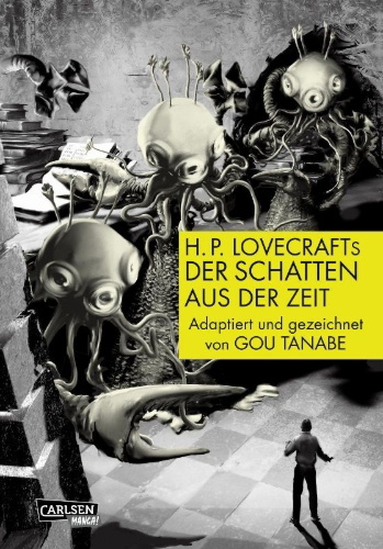 Buchcover und Innenansicht für das Buch: Toki o Koeru Kage Lovecraft Kessakushu