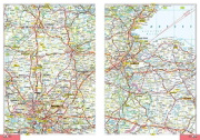 Buchcover und Innenansicht für das Buch: Falk Straßenatlas 2027/2028 Deutschland, Schweiz, Österreich 1:300.000
