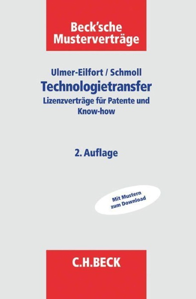 Buchcover und Innenansicht für das Buch: Technologietransfer