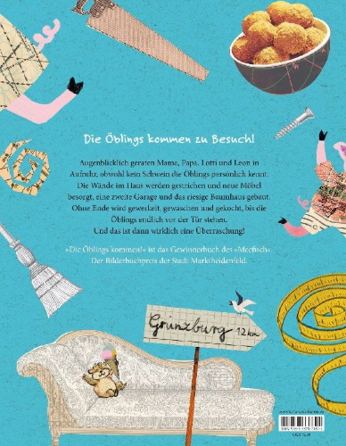 Buchcover und Innenansicht für das Buch: Die Öblings kommen
