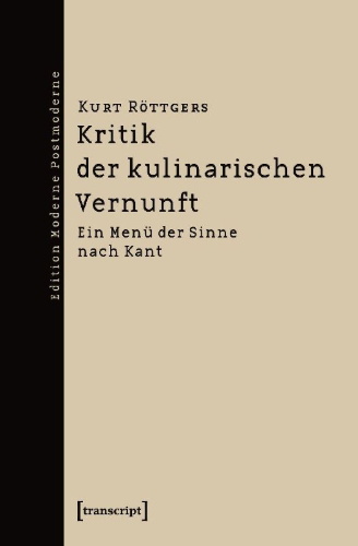 Buchcover und Innenansicht für das Buch: Kritik der kulinarischen Vernunft