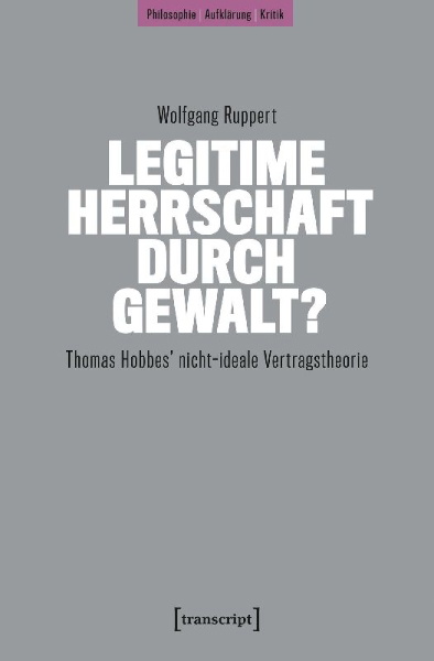 Buchcover und Innenansicht für das Buch: Legitime Herrschaft durch Gewalt?