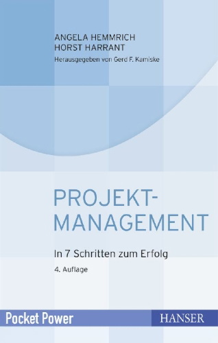 Buchcover und Innenansicht für das Buch: Projektmanagement