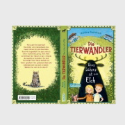 Buchcover und Innenansicht für das Buch: Die Tierwandler 1: Unser Lehrer ist ein Elch