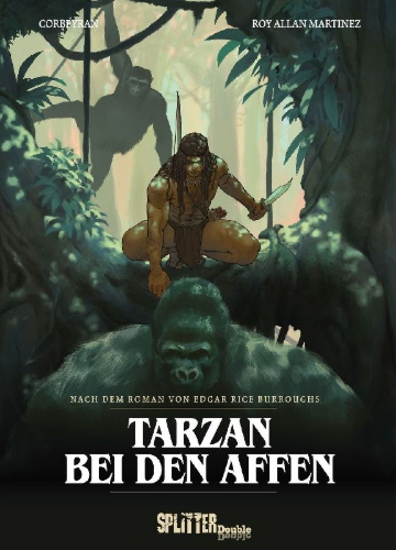 Buchcover und Innenansicht für das Buch: Tarzan, l'homme-singe