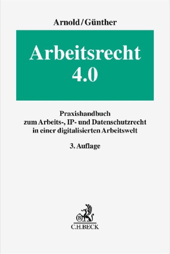 Buchcover und Innenansicht für das Buch: Arbeitsrecht 4.0