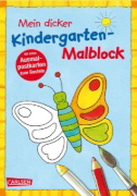 Buchcover und Innenansicht für das Buch: Mein dicker Kindergarten-Malblock