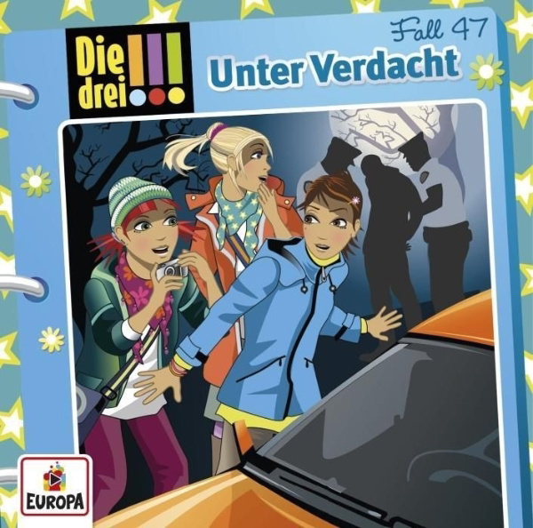 Buchcover und Innenansicht für das Buch: Die drei !!! 47: Unter Verdacht