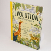 Buchcover und Innenansicht für das Buch: Evolution - Colouring and Activity Book