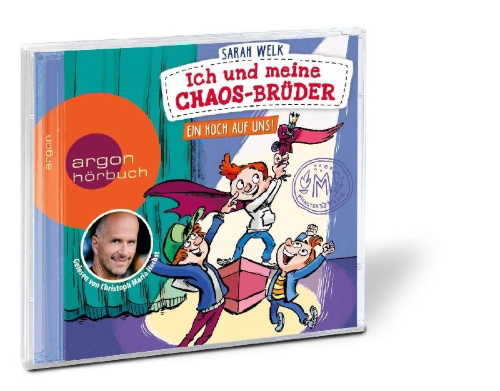 Buchcover und Innenansicht für das Buch: Ich und meine Chaos-Brüder - Ein Hoch auf uns!
